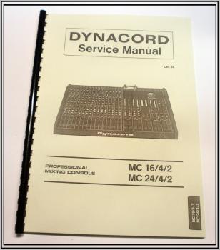 Dynacord Mischpult MC 24/4/2 / technische Unterlage